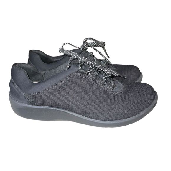 Clarks Shoes - Clarks CLOUDSTEPPERS Casual Sneakers Shoes Black 5.5